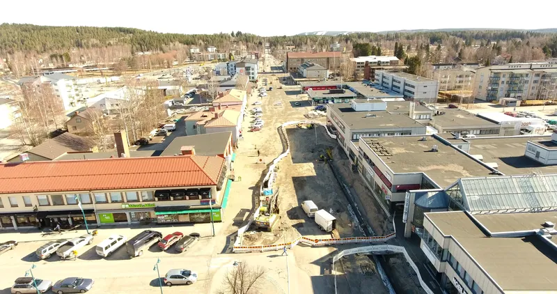 Lämpövuotojen etsintä dronella